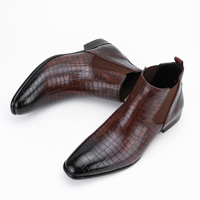 Men's Chelsea Boots British Style Casual Versatile Fashion Men's Ankle Boots