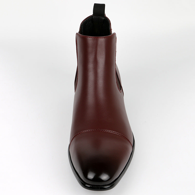 Cross-border Plus Size Men's Shoes Retro Chelsea Boots Amazon Independent Station