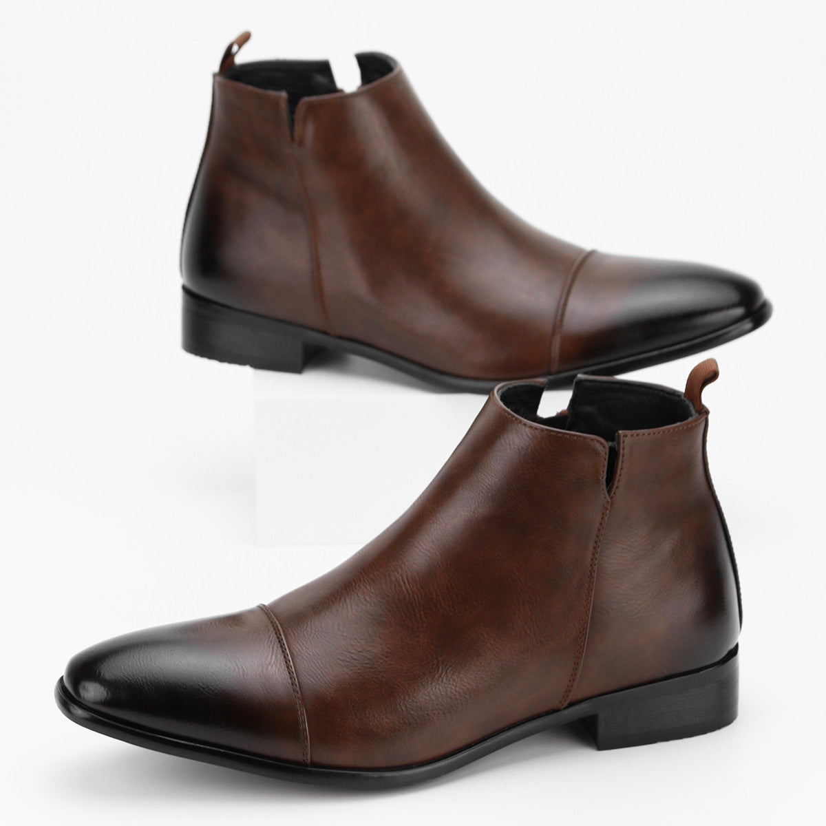 Men's Chelsea Boots Fashion Elastic