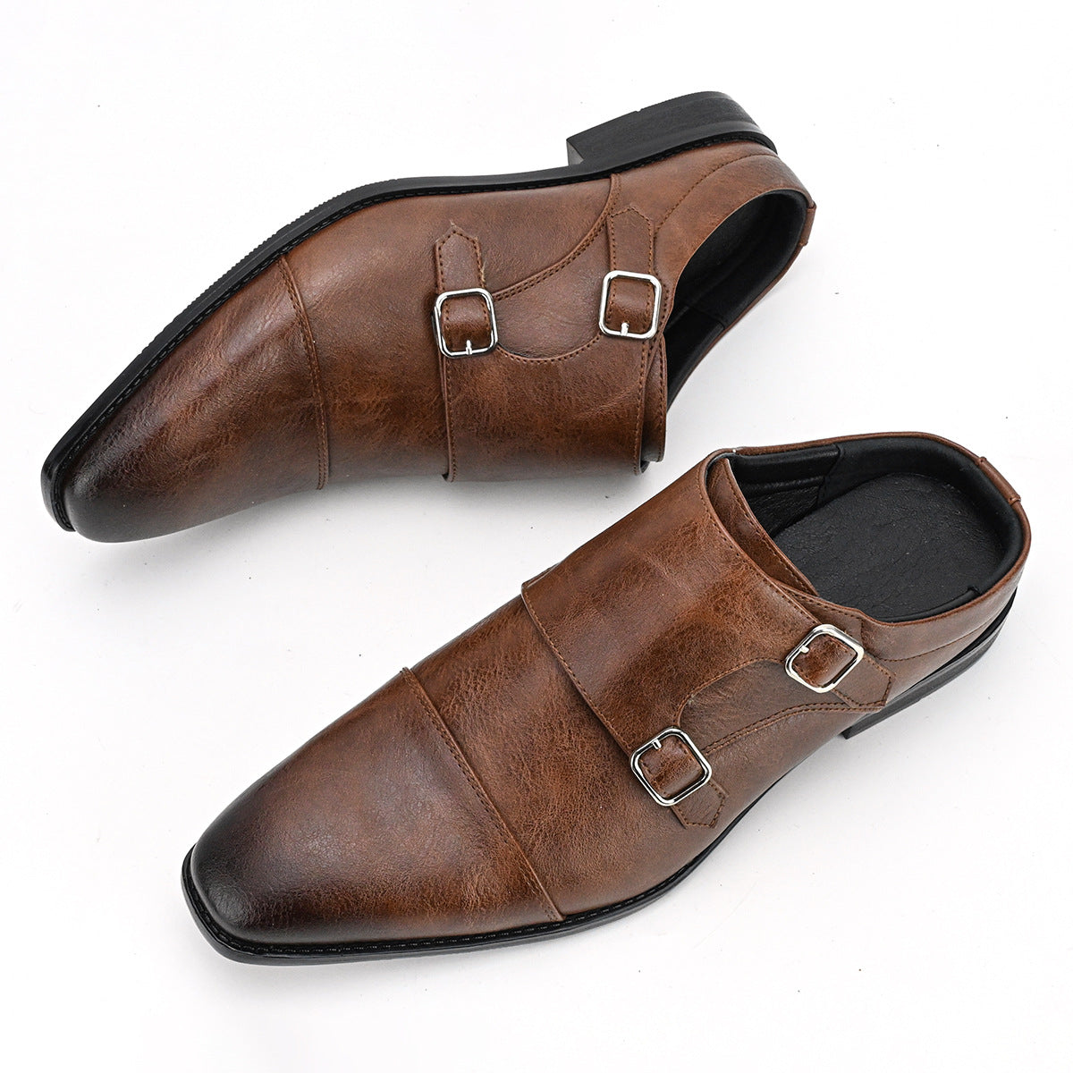 Men's Business Formal Shoes High-End Sense Personality Design Half Mules