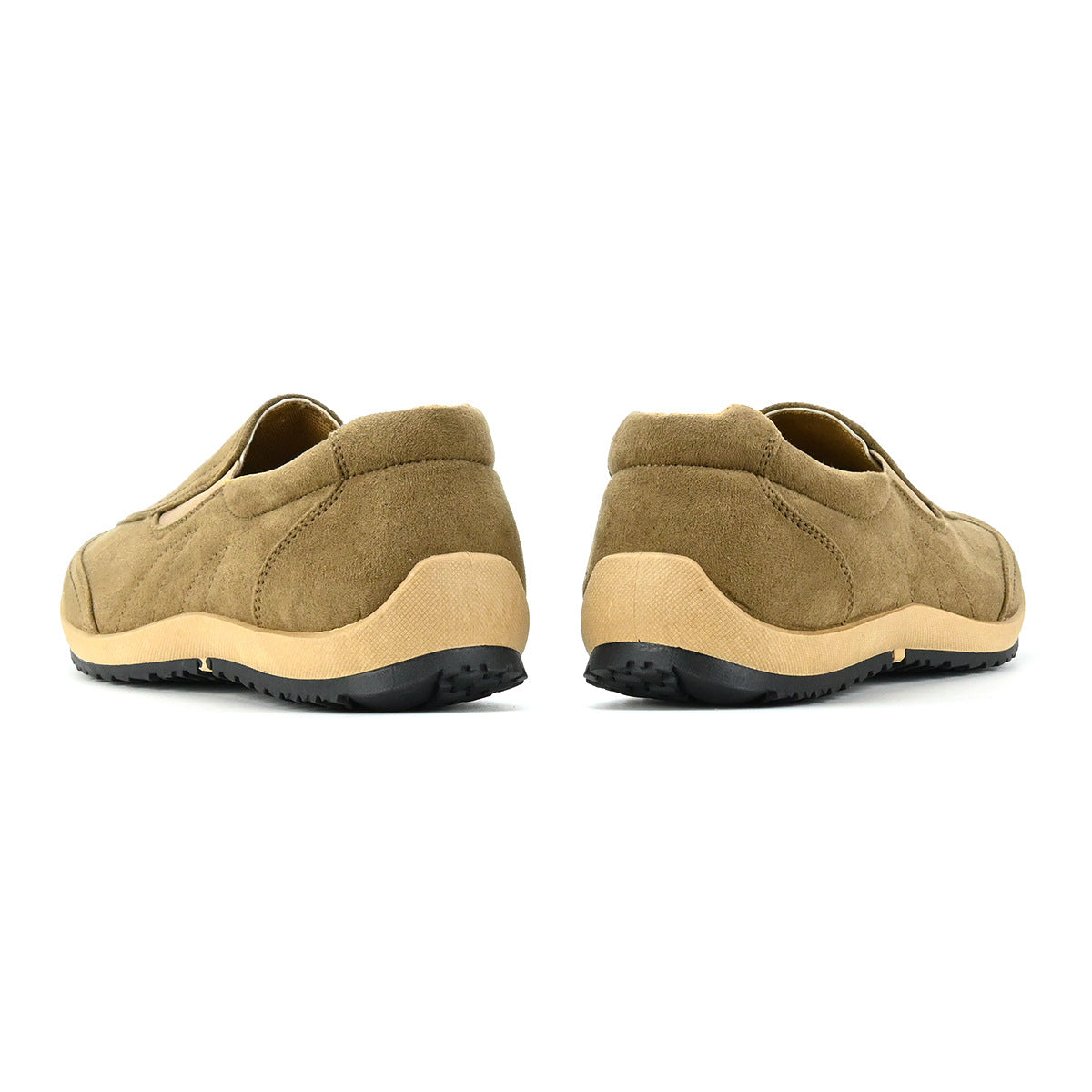 Men's Casual Soft Sole Leather Shoes Slip-on Comfortable Breathable Outdoor Walking Boots