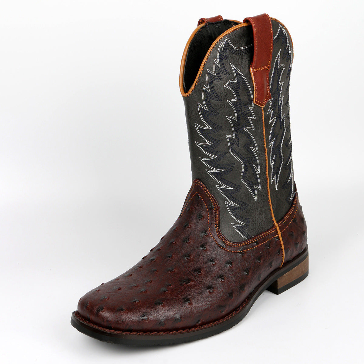 Western Cowboy Boots Retro Street Style Knight Wind