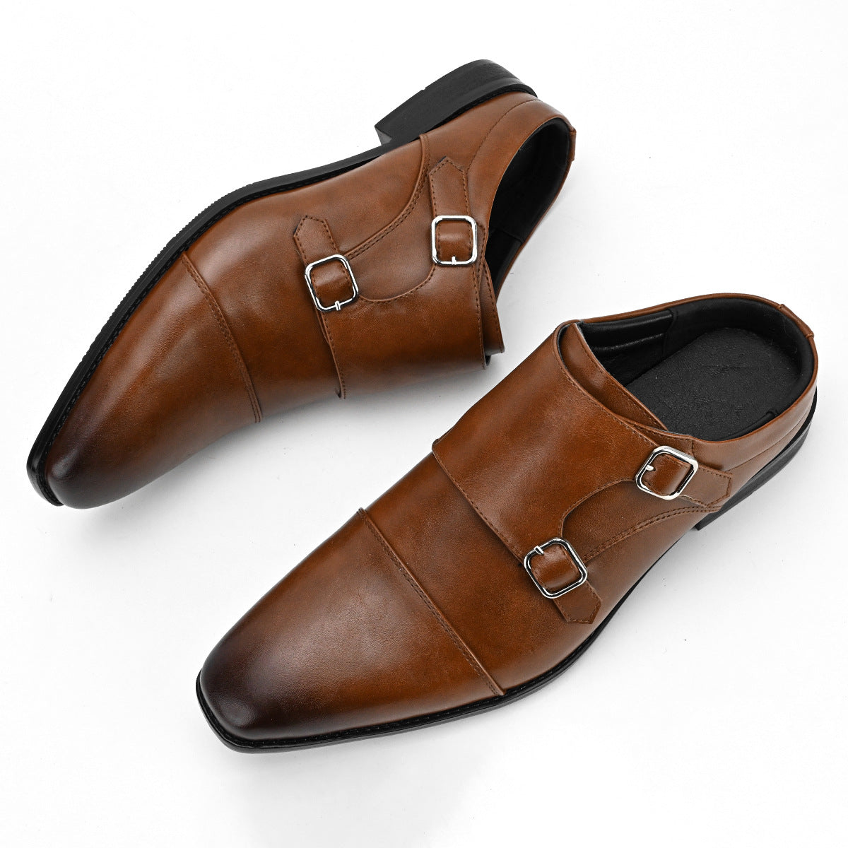Men's Business Formal Shoes High-End Sense Personality Design Half Mules