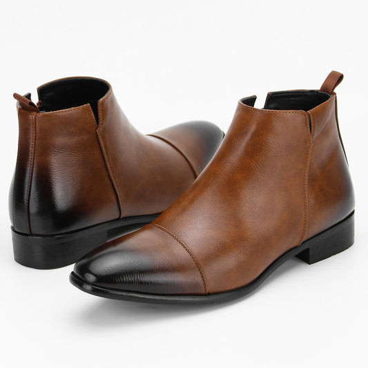 Men's Chelsea Boots Fashion Elastic