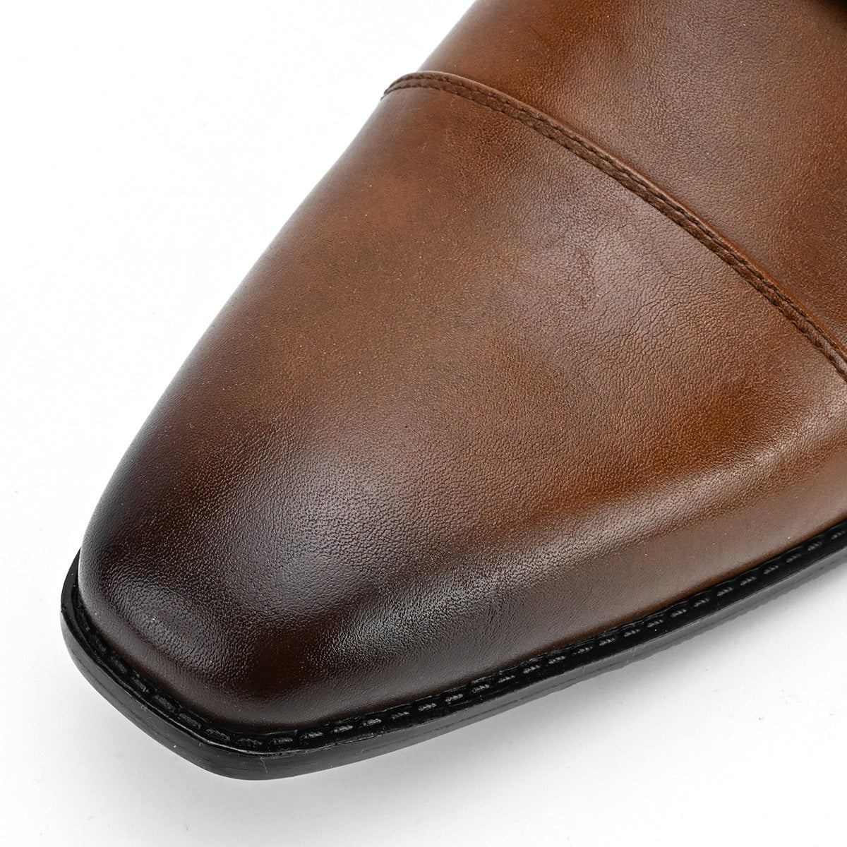 Men's Business Formal Shoes High-End Sense Personality Design Half Mules