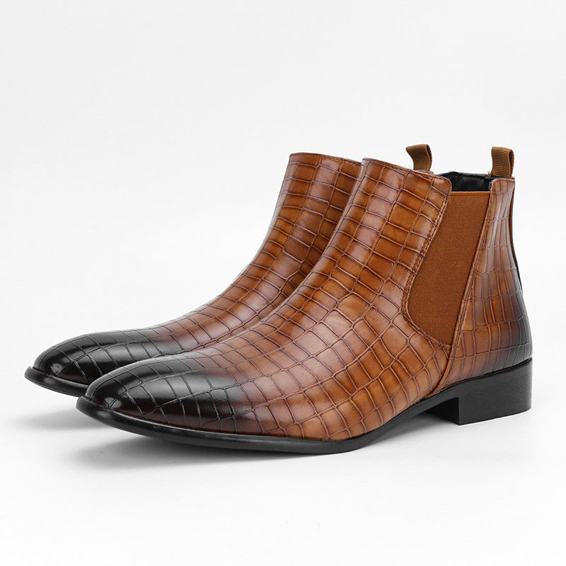 Men's Chelsea Boots British Style Casual Versatile Fashion Men's Ankle Boots