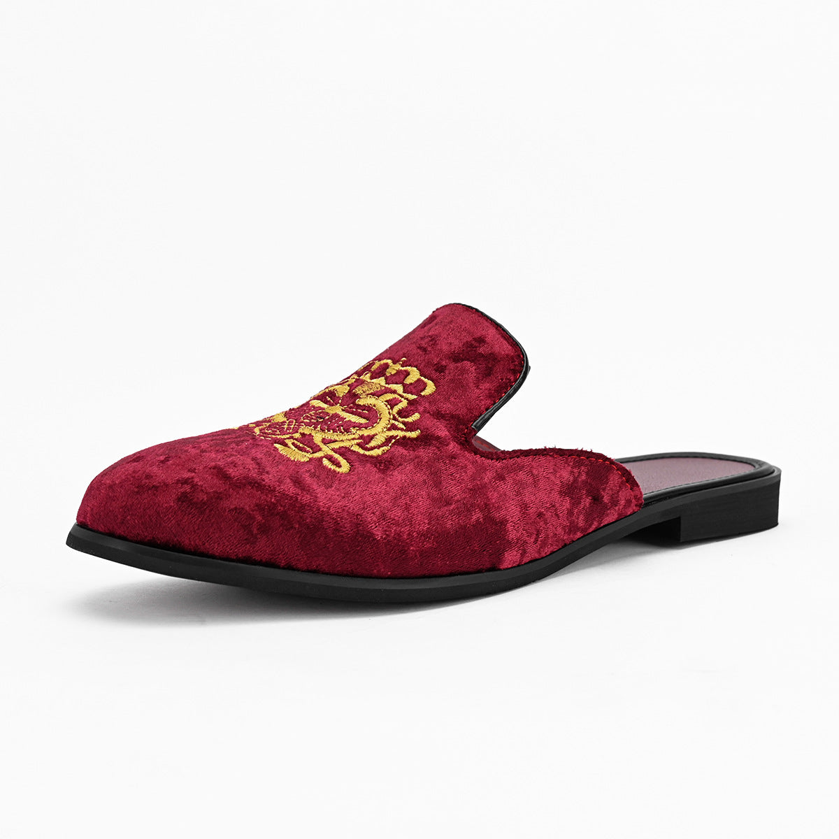Men's Cross-Border Half Slippers Casual Fashion All-Matching Slip-on Casual Mules Loafers