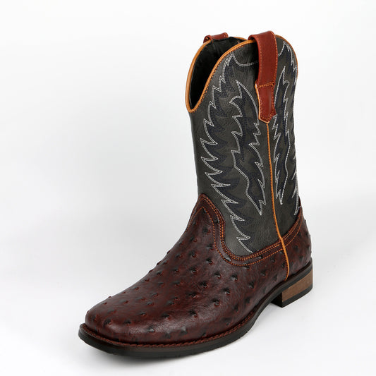 Western Cowboy Boots Retro Street Style Knight Wind