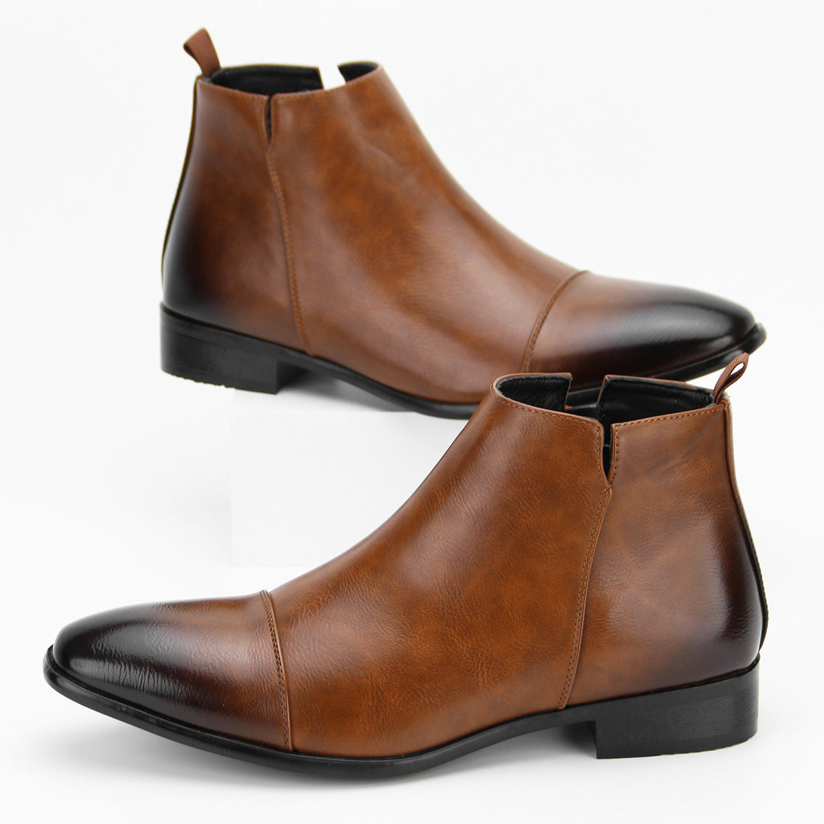 Men's Chelsea Boots Fashion Elastic