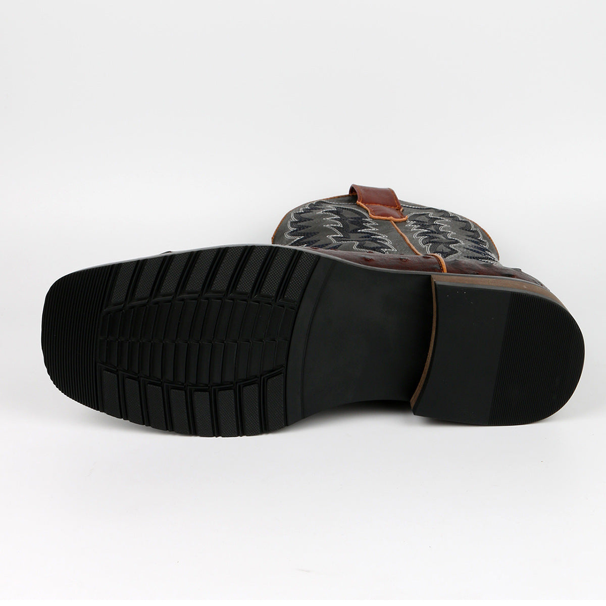 Western Cowboy Boots Retro Street Style Knight Wind