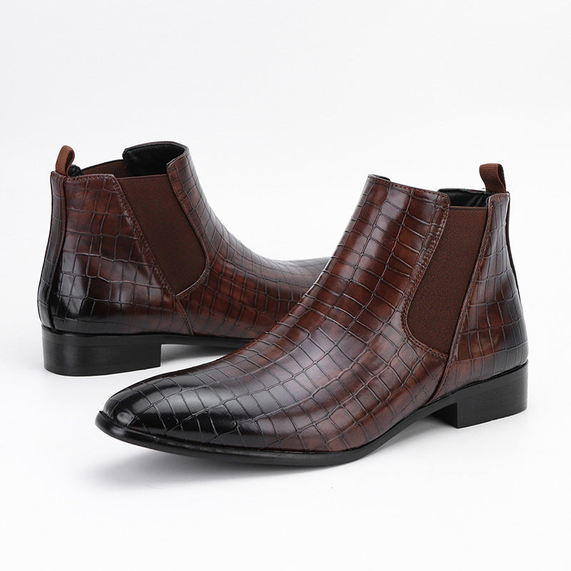 Men's Chelsea Boots British Style Casual Versatile Fashion Men's Ankle Boots