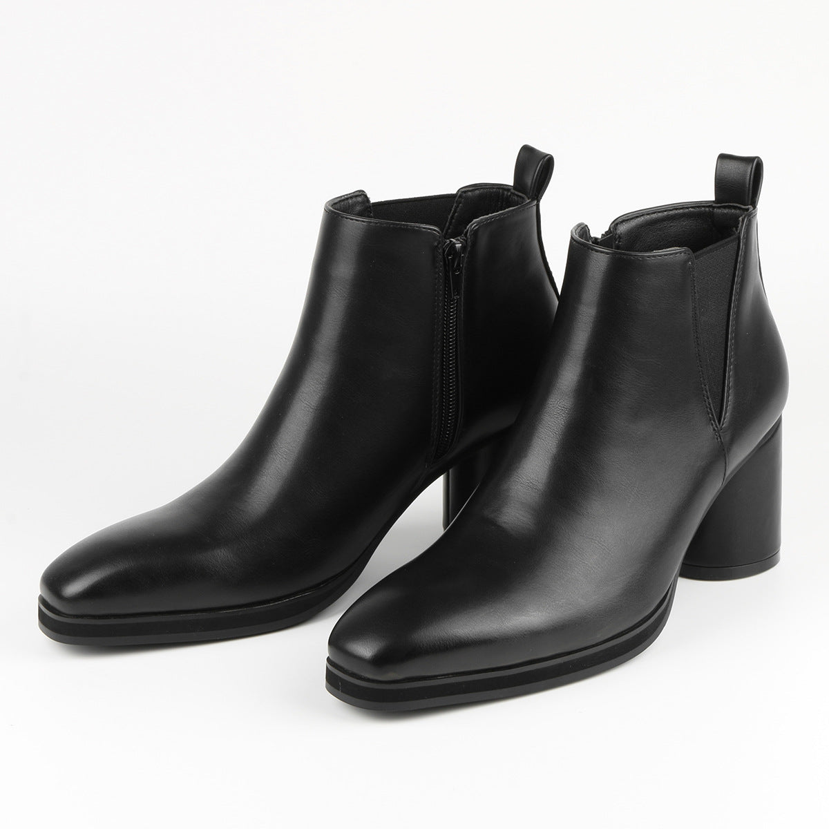 Men's Chelsea Boots High Heel Elastic Fashion