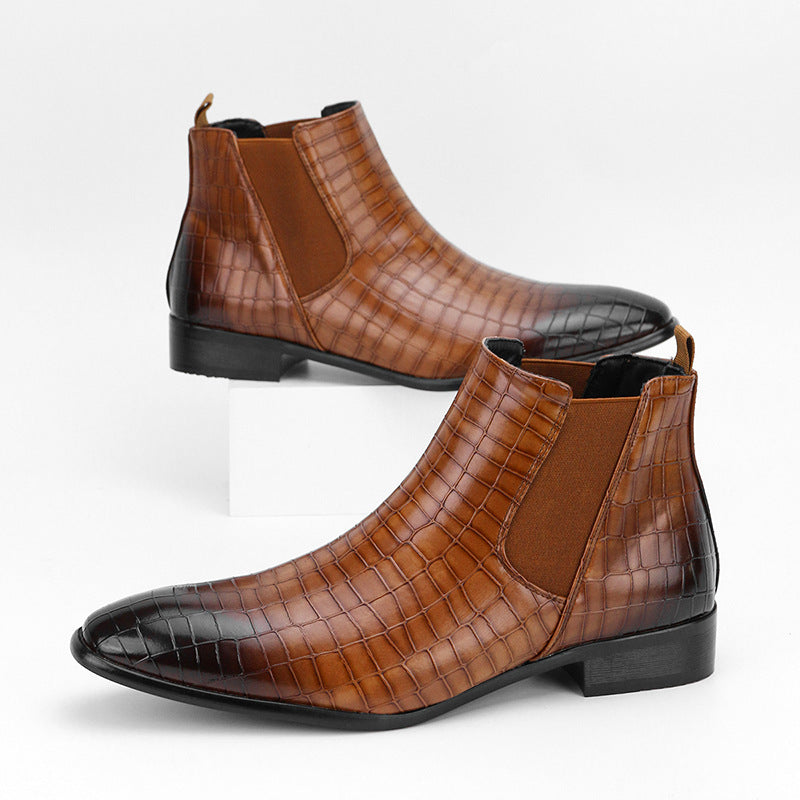 Men's Chelsea Boots British Style Casual Versatile Fashion Men's Ankle Boots