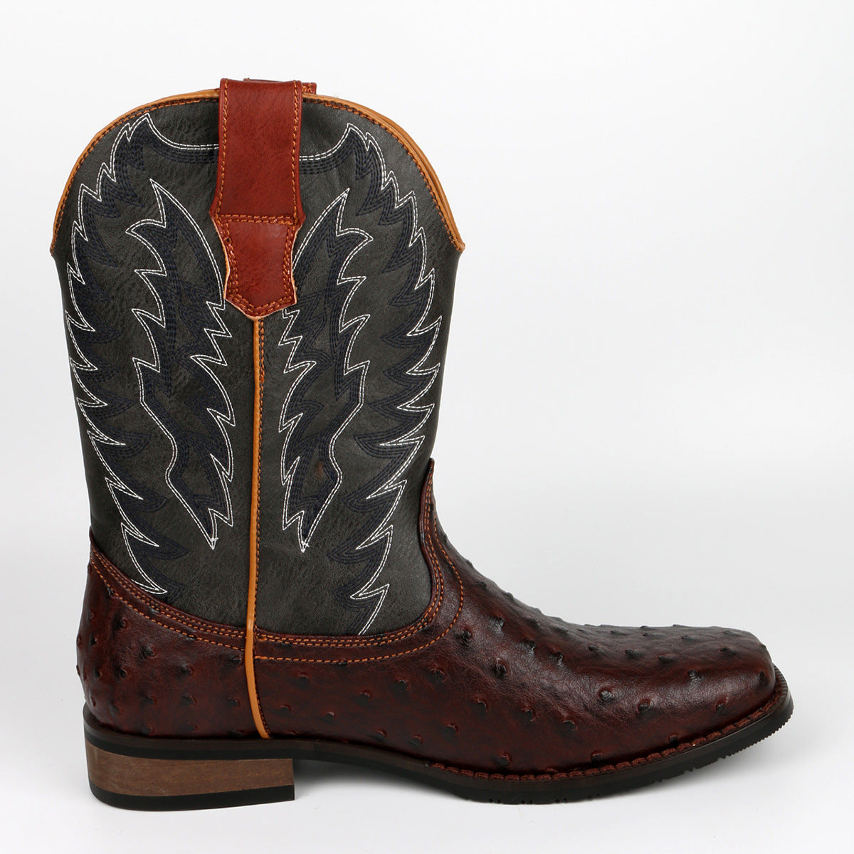 Western Cowboy Boots Retro Street Style Knight Wind