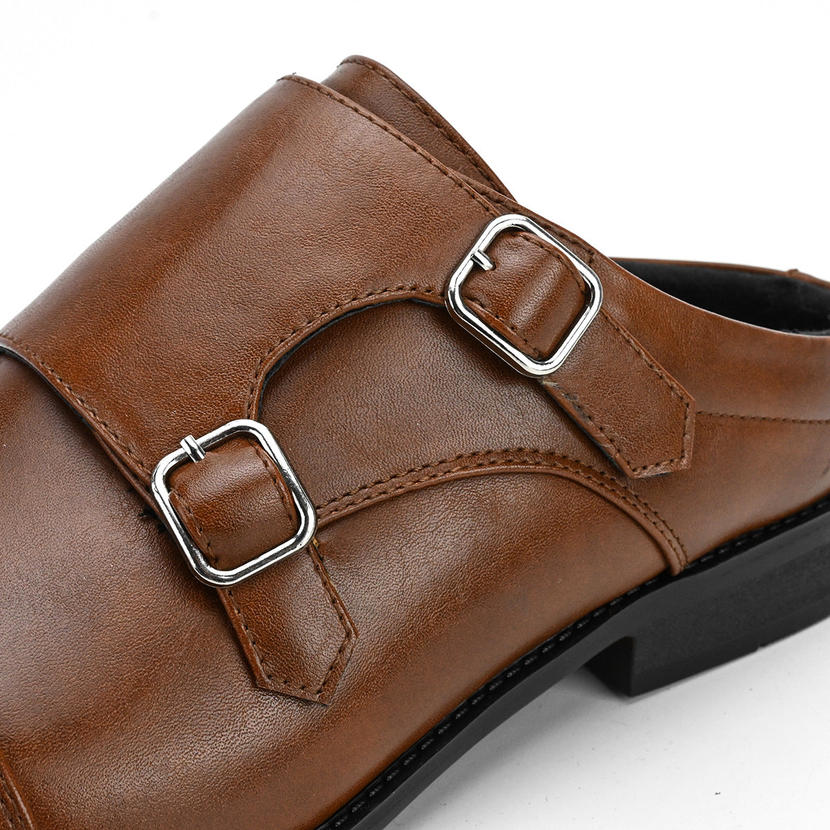 Men's Business Formal Shoes High-End Sense Personality Design Half Mules