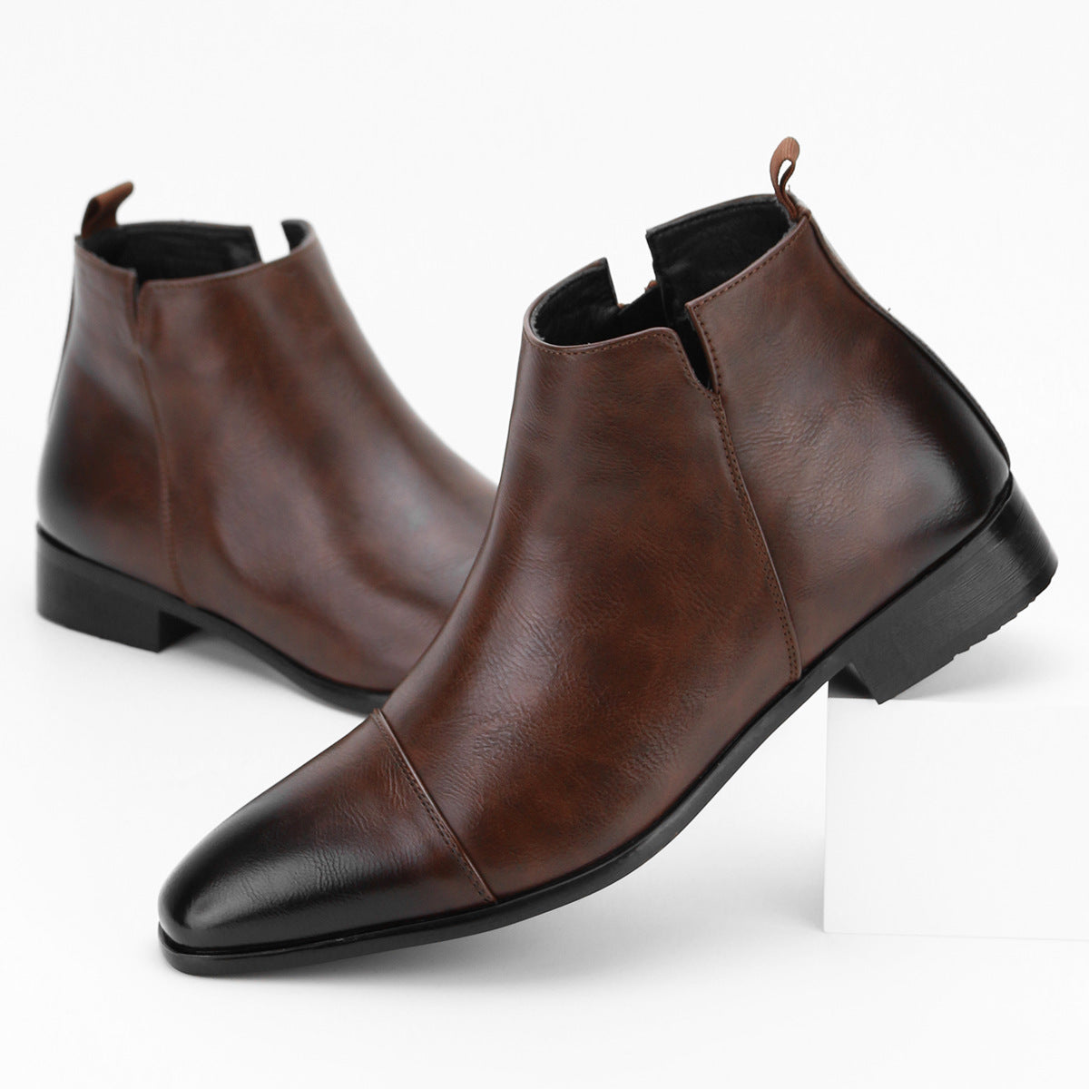 Men's Chelsea Boots Fashion Elastic