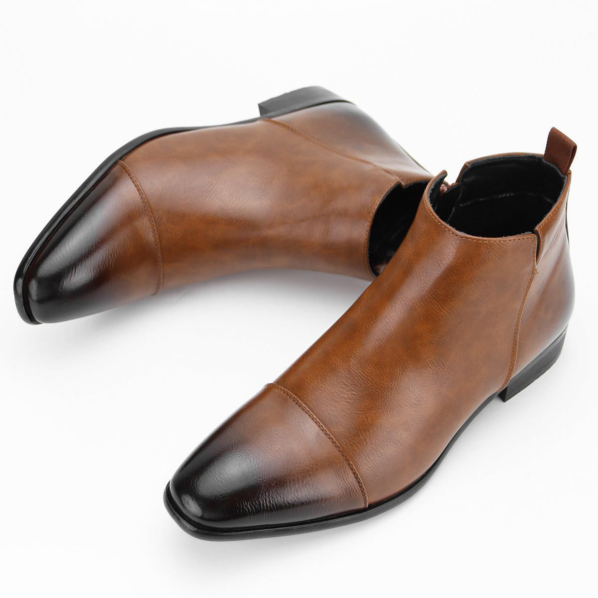 Men's Chelsea Boots Fashion Elastic