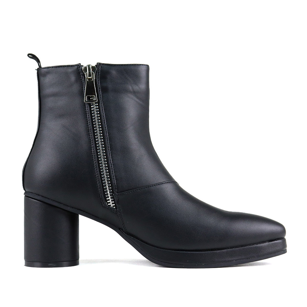 Martin Boots Chunky Heel Platform Pointed Toe Shoes Business Fashion