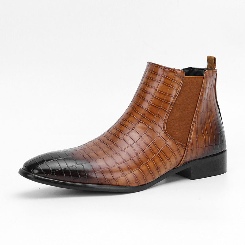 Men's Chelsea Boots British Style Casual Versatile Fashion Men's Ankle Boots