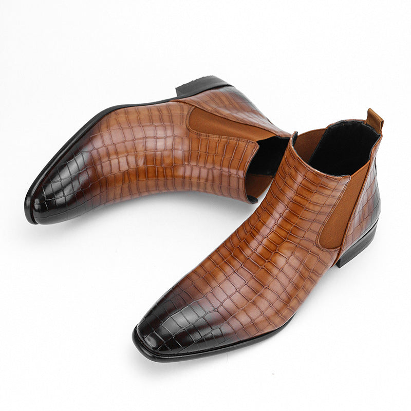 Men's Chelsea Boots British Style Casual Versatile Fashion Men's Ankle Boots