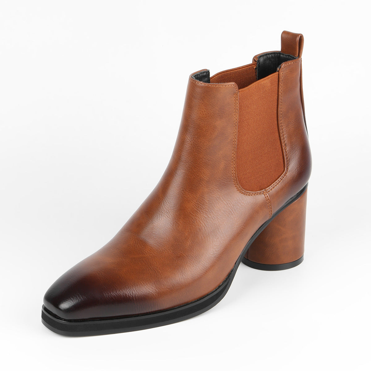 Men's Chelsea Boots Fashion Gentleman British Style Height Increasing