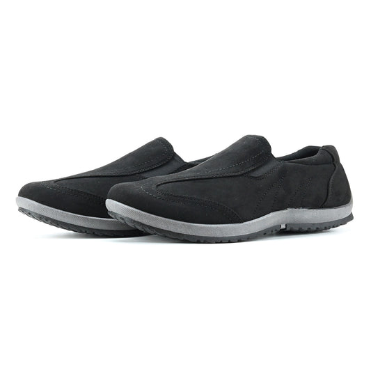 Men's Casual Soft Sole Leather Shoes Slip-on Comfortable Breathable Outdoor Walking Boots