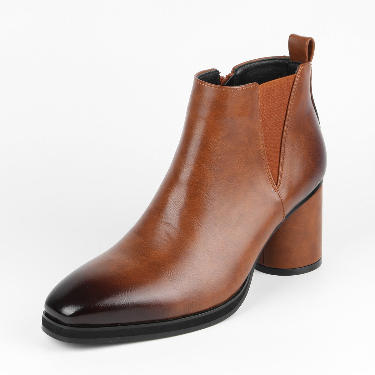 Men's Chelsea Boots High Heel Elastic Fashion