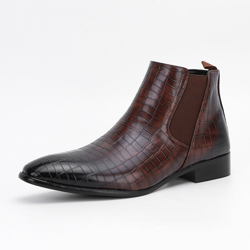 Men's Chelsea Boots British Style Casual Versatile Fashion Men's Ankle Boots