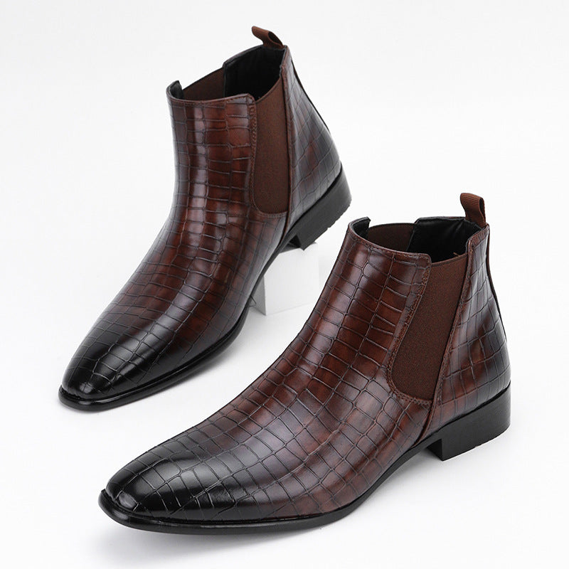 Men's Chelsea Boots British Style Casual Versatile Fashion Men's Ankle Boots