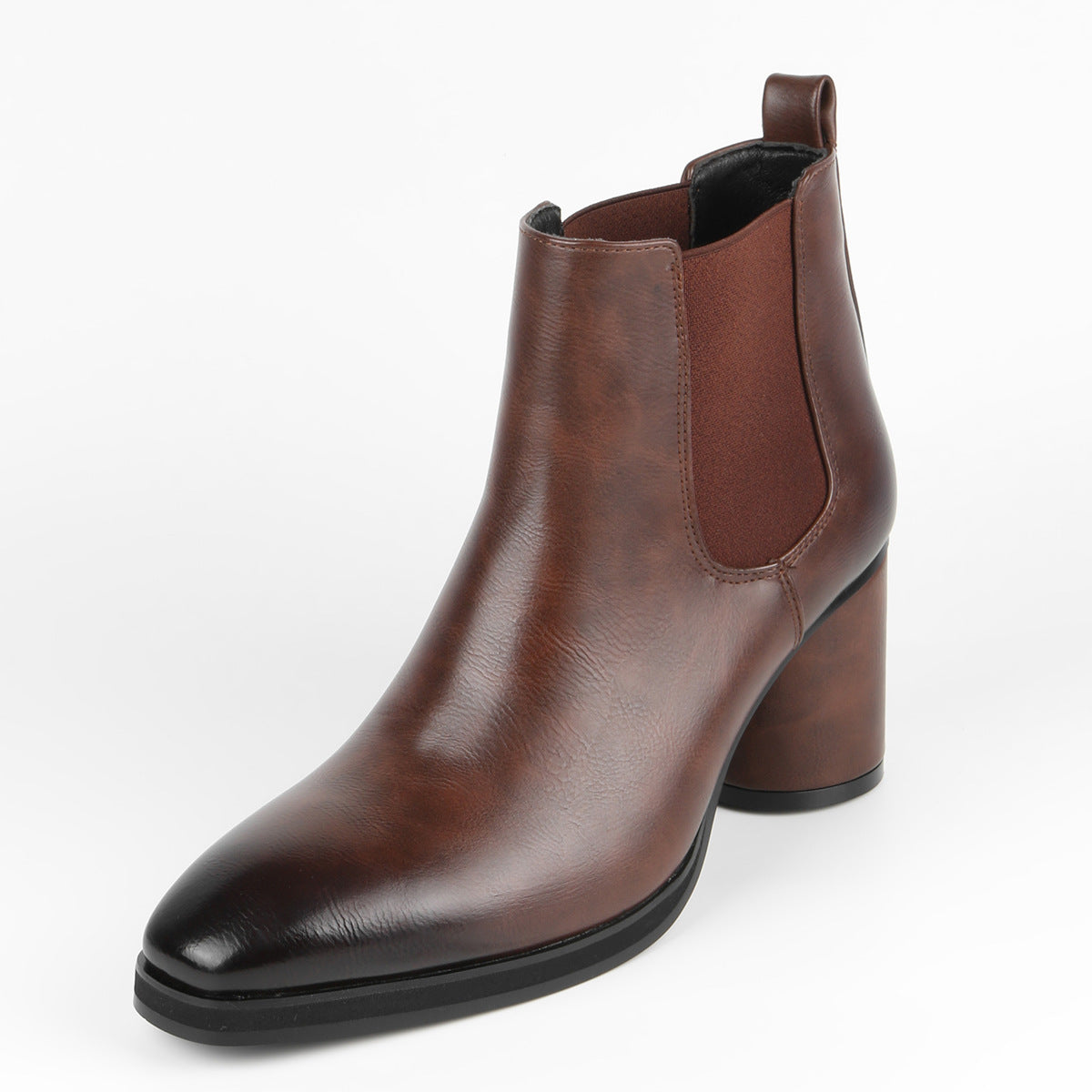 Men's Chelsea Boots Fashion Gentleman British Style Height Increasing