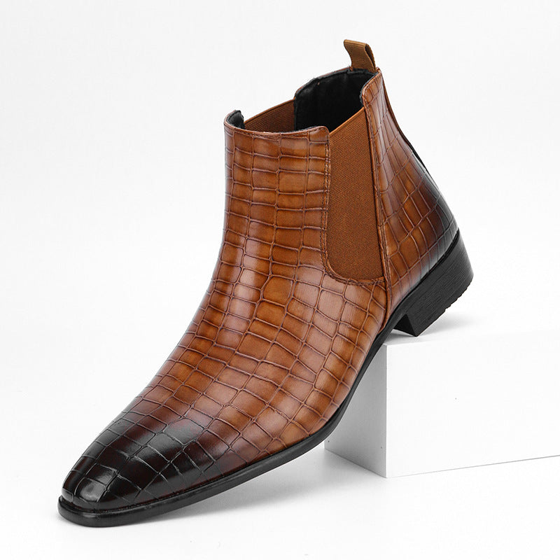 Men's Chelsea Boots British Style Casual Versatile Fashion Men's Ankle Boots