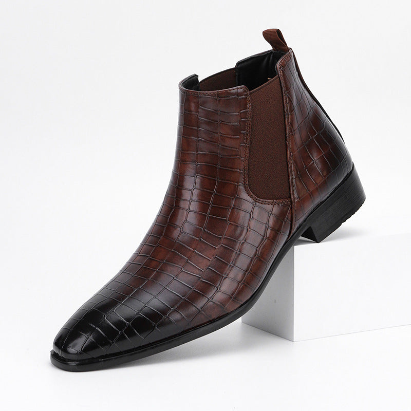 Men's Chelsea Boots British Style Casual Versatile Fashion Men's Ankle Boots