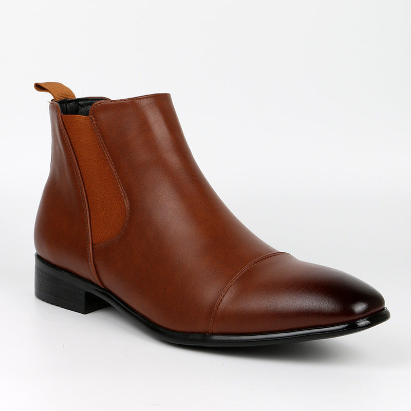 Cross-border Plus Size Men's Shoes Retro Chelsea Boots Amazon Independent Station
