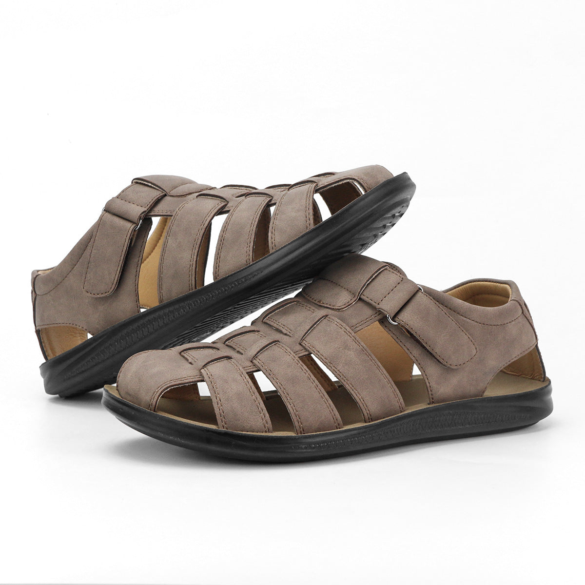 Men's Summer Roman Soft Sole Comfortable Breathable Sandals Slippers