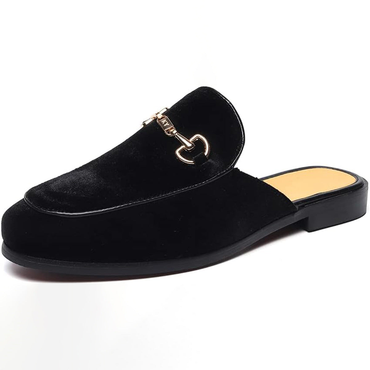 Men's Cross-Border Half Slippers Casual Fashion All-Matching Slip-on Casual Mules Loafers