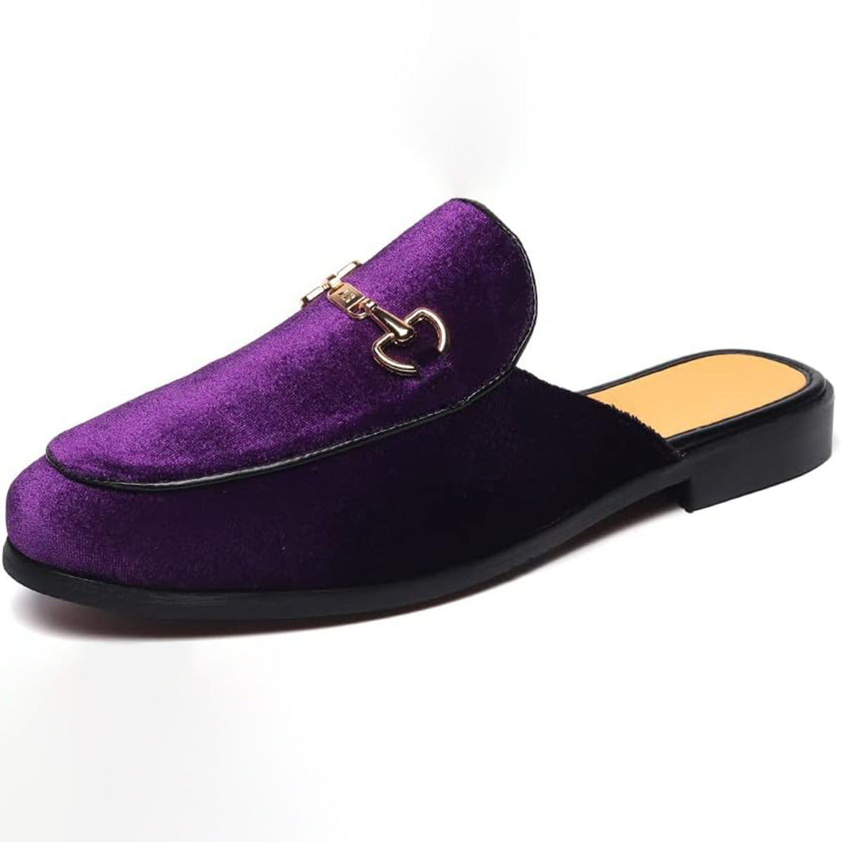 Men's Cross-Border Half Slippers Casual Fashion All-Matching Slip-on Casual Mules Loafers
