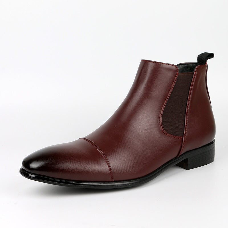 Cross-border Plus Size Men's Shoes Retro Chelsea Boots Amazon Independent Station