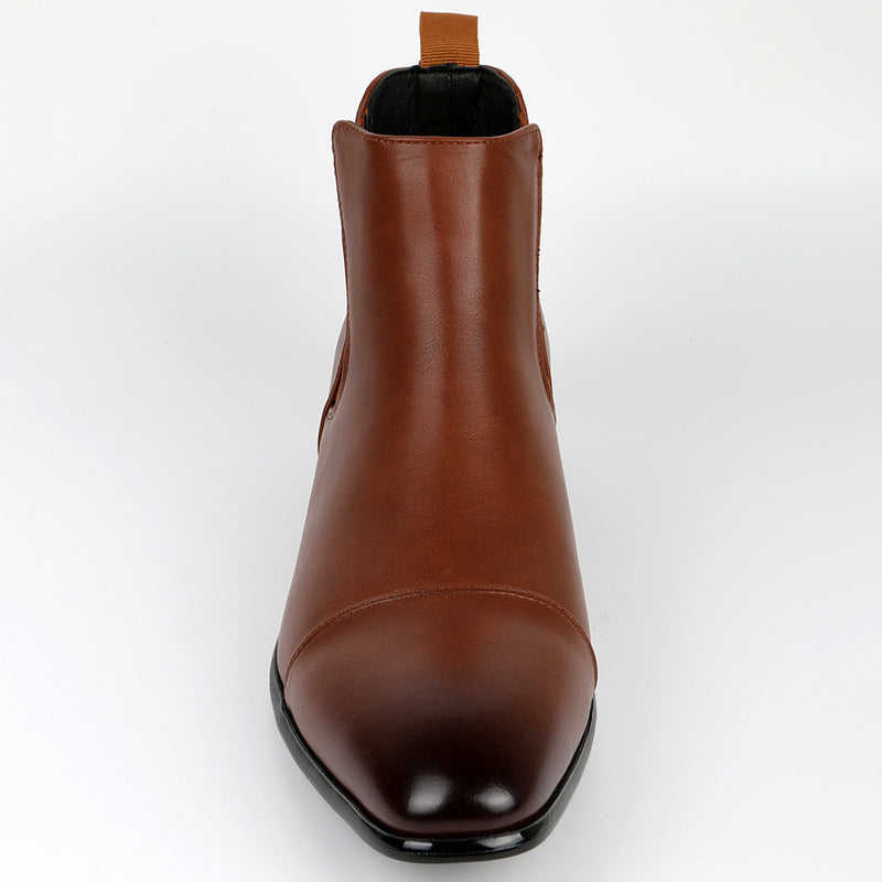Cross-border Plus Size Men's Shoes Retro Chelsea Boots Amazon Independent Station