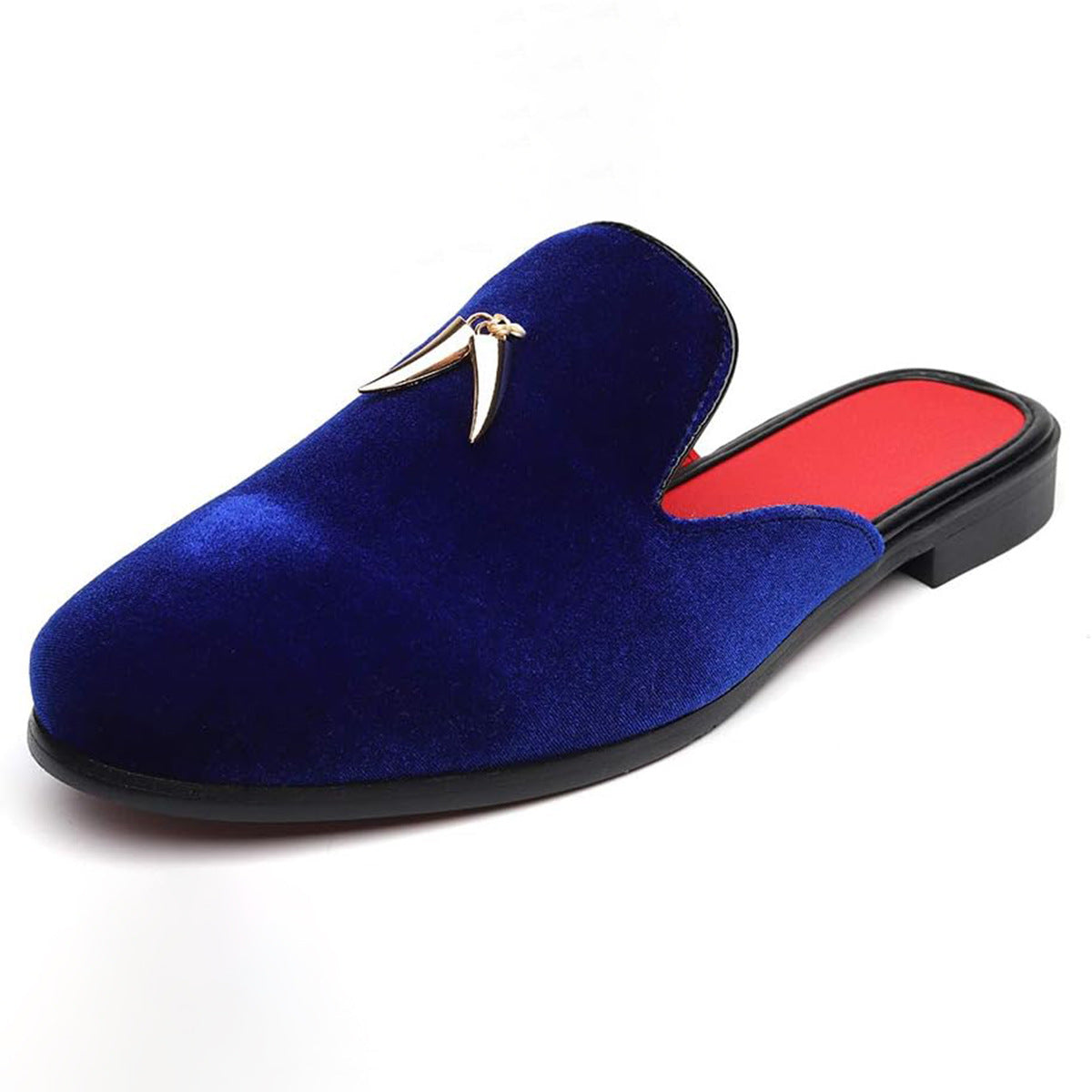 Men's Cross-Border Half Slippers Casual Fashion All-Matching Slip-on Casual Mules Loafers