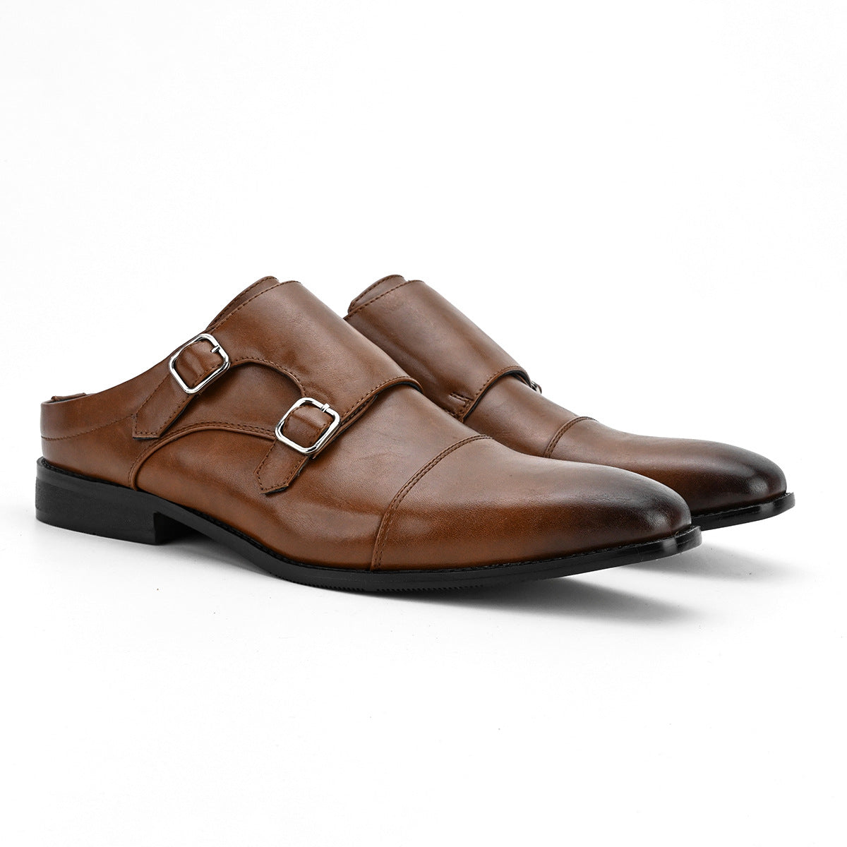 Men's Business Formal Shoes High-End Sense Personality Design Half Mules