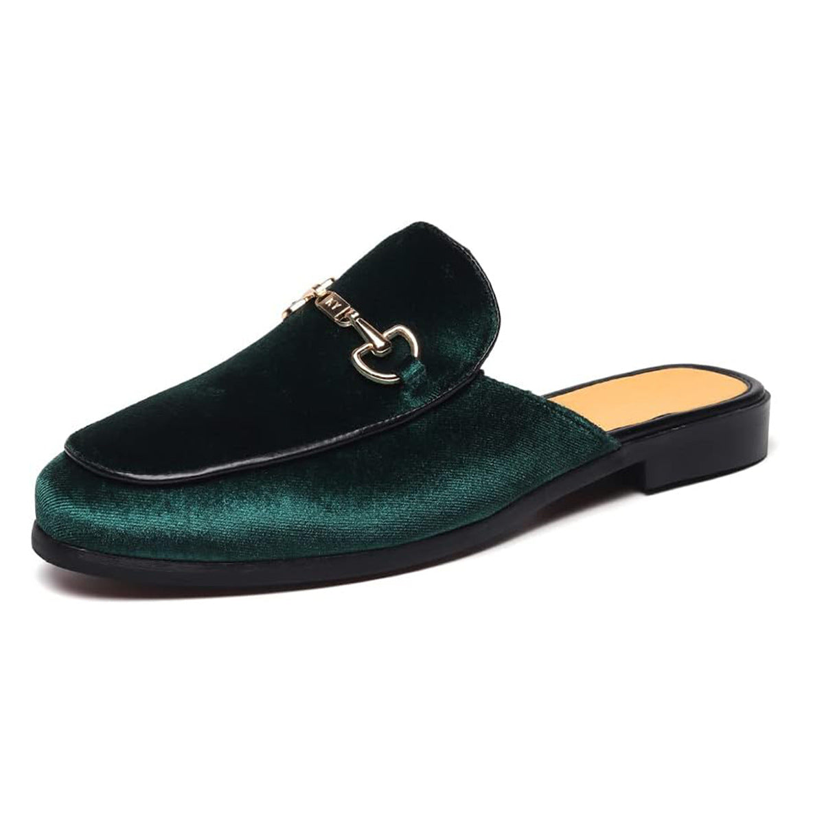 Men's Cross-Border Half Slippers Casual Fashion All-Matching Slip-on Casual Mules Loafers