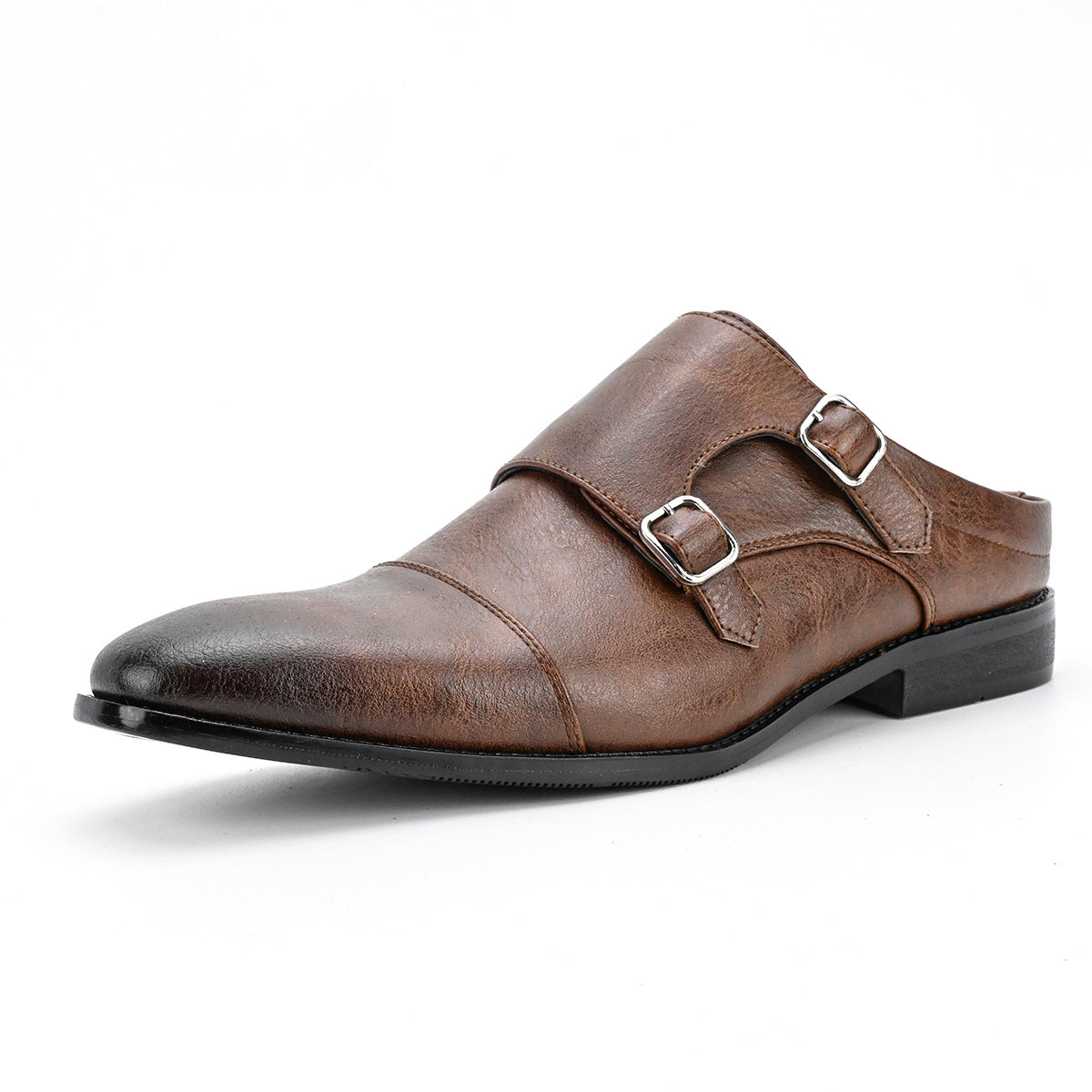 Men's Business Formal Shoes High-End Sense Personality Design Half Mules