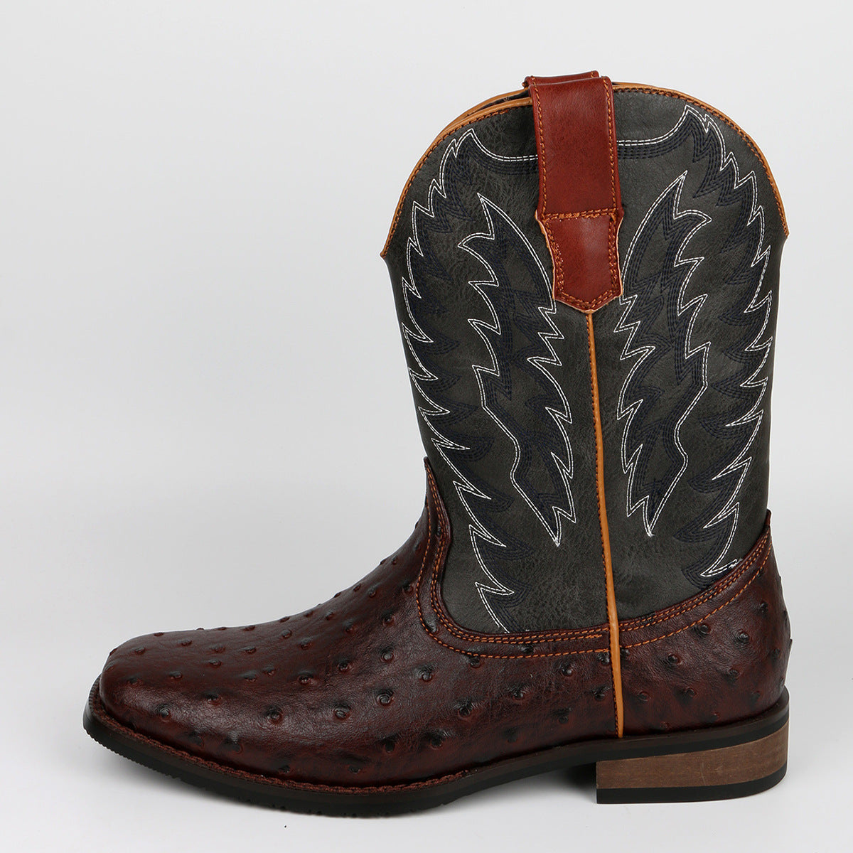 Western Cowboy Boots Retro Street Style Knight Wind