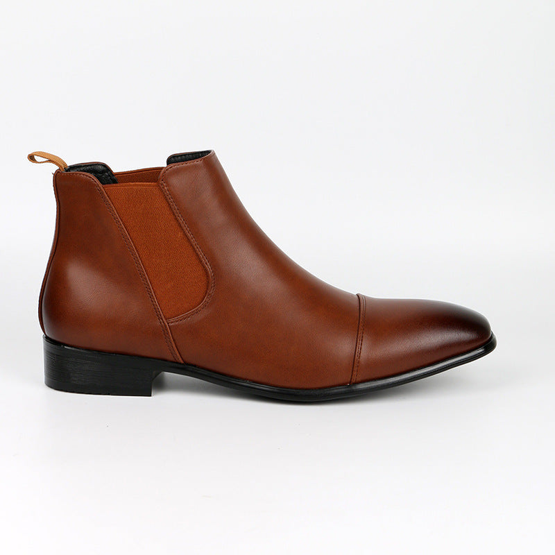 Cross-border Plus Size Men's Shoes Retro Chelsea Boots Amazon Independent Station