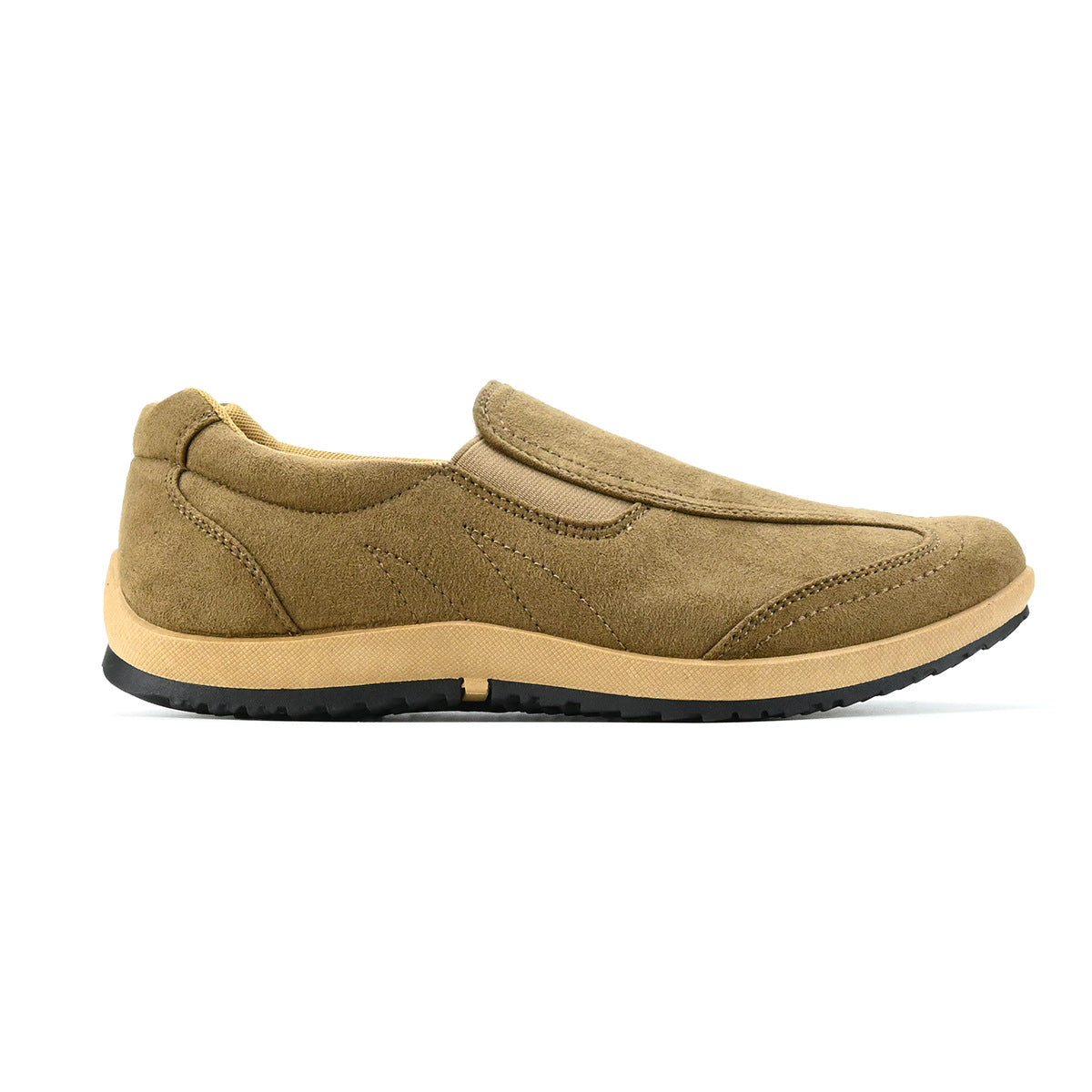 Men's Casual Soft Sole Leather Shoes Slip-on Comfortable Breathable Outdoor Walking Boots