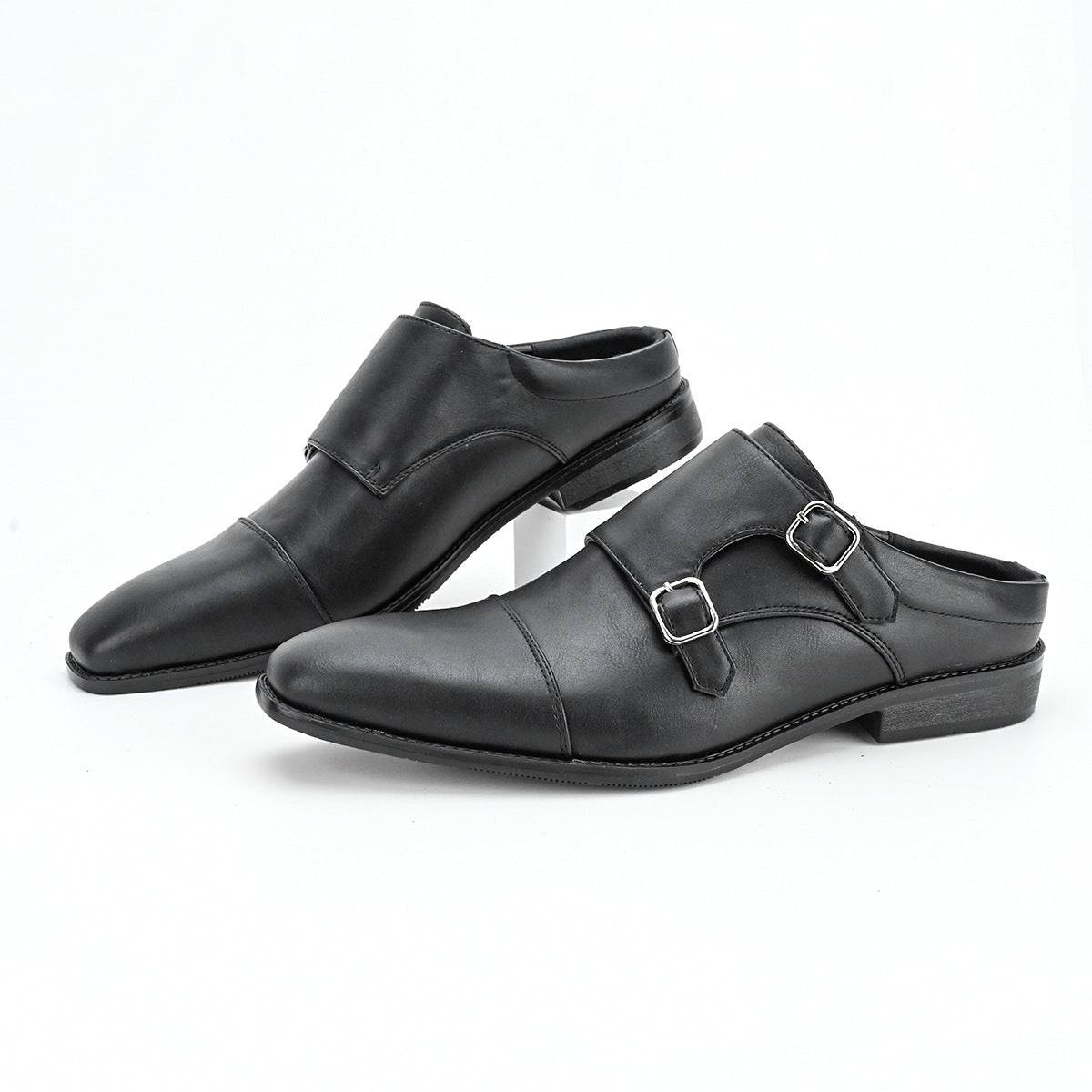 Men's Business Formal Shoes High-End Sense Personality Design Half Mules
