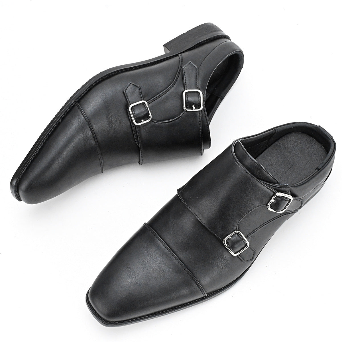 Men's Business Formal Shoes High-End Sense Personality Design Half Mules