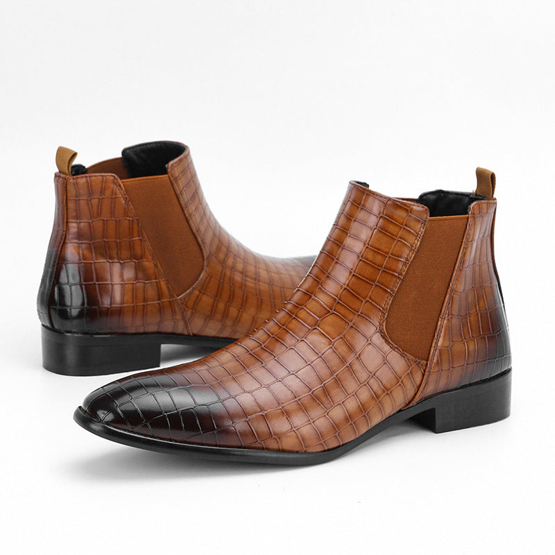 Men's Chelsea Boots British Style Casual Versatile Fashion Men's Ankle Boots