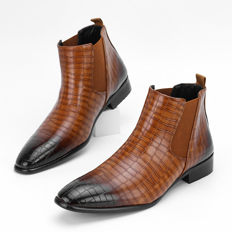 Men's Chelsea Boots British Style Casual Versatile Fashion Men's Ankle Boots