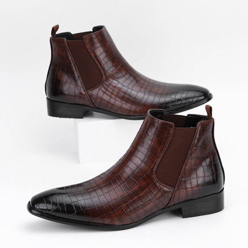 Men's Chelsea Boots British Style Casual Versatile Fashion Men's Ankle Boots